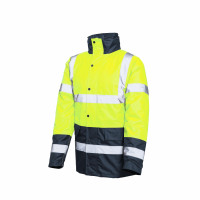Work jacket NEON HV Parka Yellow/Navy, L size