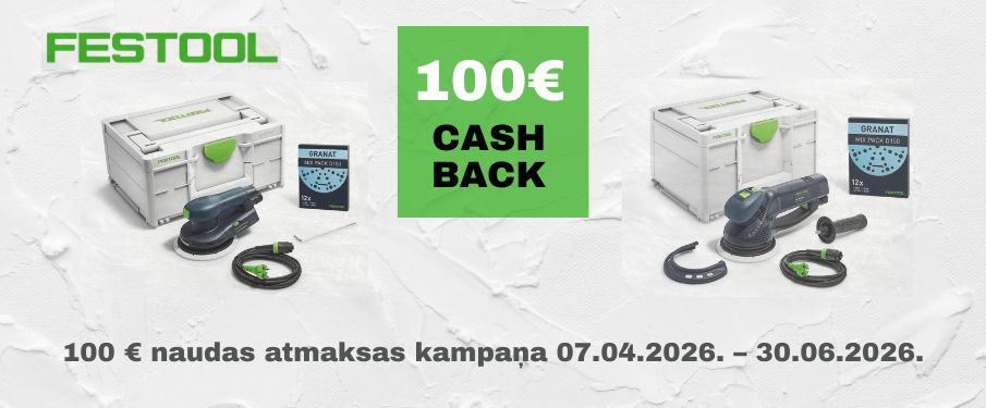 Festool naudas atmaksa