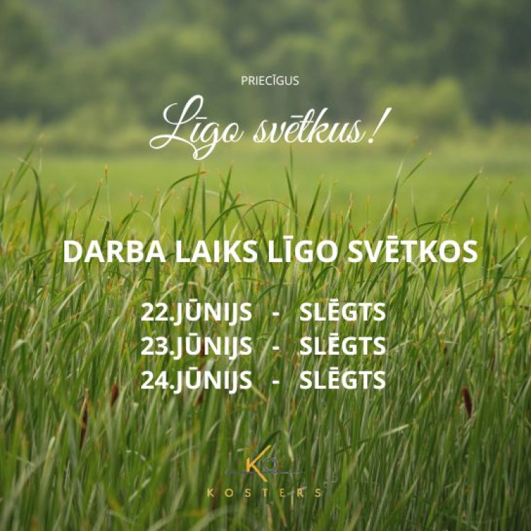 Darba laiks Līgo svētkos