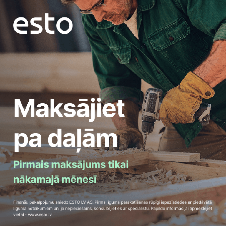 Esto - maksājiet pa daļām