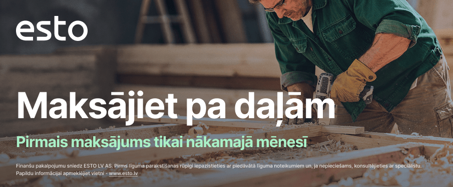 Esto - maksājiet pa daļām