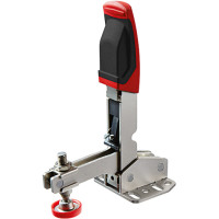 Vertical toggle clamp with open arm and horizontal base plate STC-VH50-T20