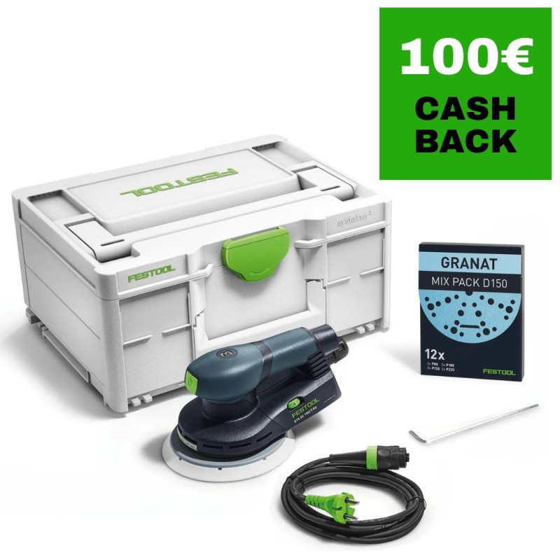 Festool ekscentriskā slīpmašīna ETS EC 150/3 EQ-Plus