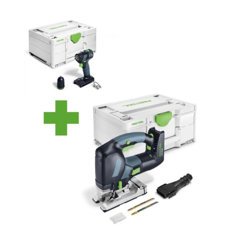 Festool akumulatora figūrzāģis PSBC 500 EB-Basic
