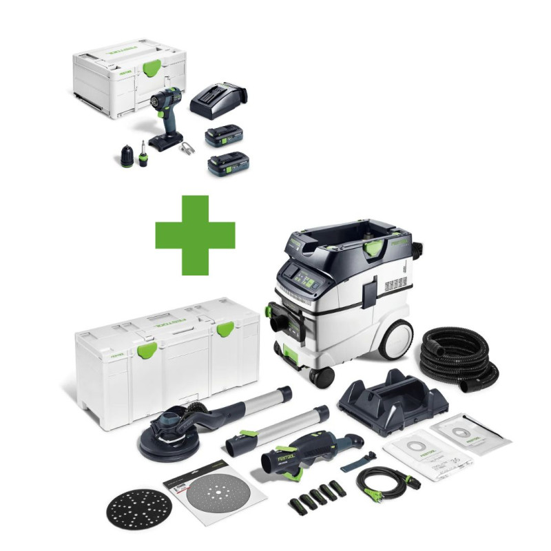 Festool long-reach sander Planex LHS 2 225 EQI/CTM 36-Set