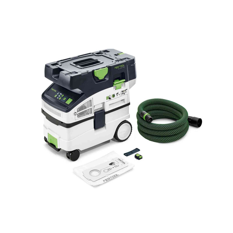 Cordless mobile dust extractor CLEANTEC CTLC MIDI I-Basic