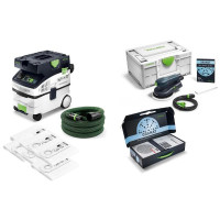 Festool slīpēšanas komplekts CTM MIDI_ETS EC/GR/FIS
