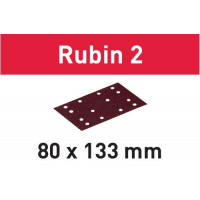 Festool slīpēšanas loksne Rubin 2 STF 80x133 P180 RU2/50