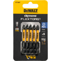 Dewalt Skrūvgrieža uzgaļi FLEXTORQ PZ1, 57 mm, DeWALT, 5 gab.