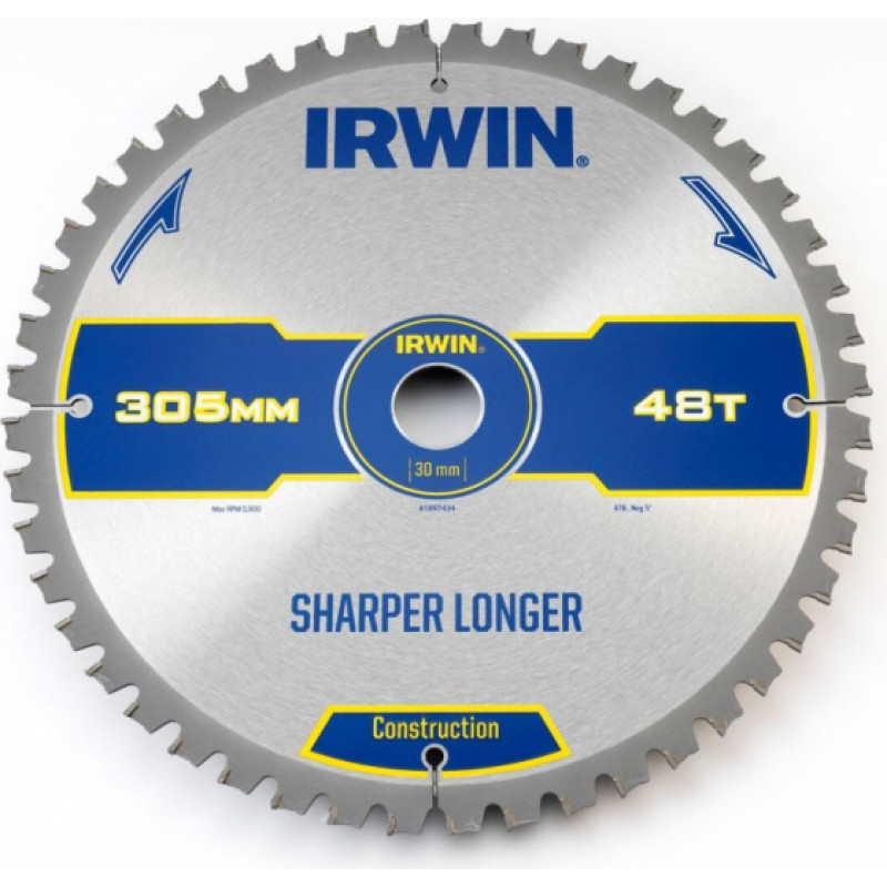 Irwin Zāģripa Construction CSB 305mm/48T
