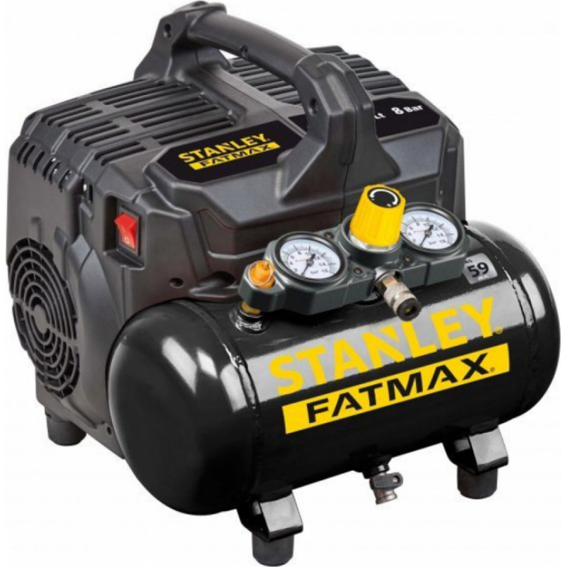 Stanley FatMax bezeļļas kompresors SILENT 6L