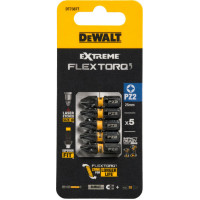 Dewalt FLEXTORQ skrūvgriežu uzgaļi PZ2, 25 mm, DeWALT, 5 gab.