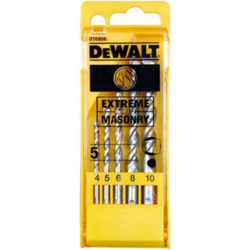 Dewalt komplekts, 5 gab. Spearpoint 4,5,6,8,10