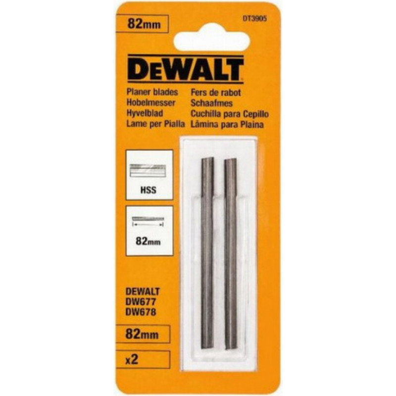 Dewalt Asmens S PLANERX2 HSS