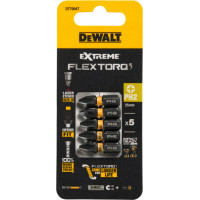 Dewalt FLEXTORQ skrūvgriežu uzgaļi PH2, 25mm, DeWALT, 5 gab.