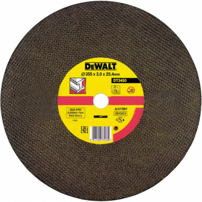 Dewalt Disks, BONDED DIA 355 /3.0X22.2 DPC...