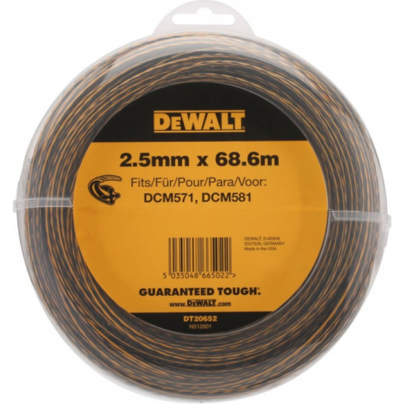 Dewalt Trimmera aukla 2.5mm x 68.6m