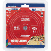 Specialist+ griešanas disks Demolition 184x24Tx20/16mm