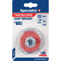 Specialist+ Vielinis šlifavimo diskas, tiesios vielos 100 mm. M14, SPECIALIST +