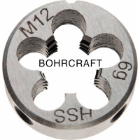 Bohrcraft Vītņgriezis BOHRCRAFT DIN EN 22568 HSS-G (M8 Ø 25x9 mm, 1,25 mm)