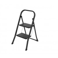 Drabest Tērauda kāpnes DRABEST Minifero - 2 pakāpieni - PRO - melnas, 150 kg