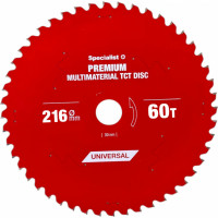 Specialist+ griešanas disks Multimaterial 216x30x60T