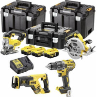 Dewalt 4 instrumentu komplekts XR Li-Ion 18V