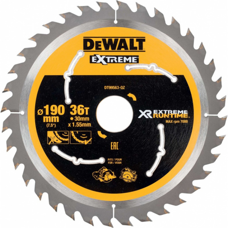 Dewalt Zāģripa XR EXTREME 190mm x 30mm 36T CSB