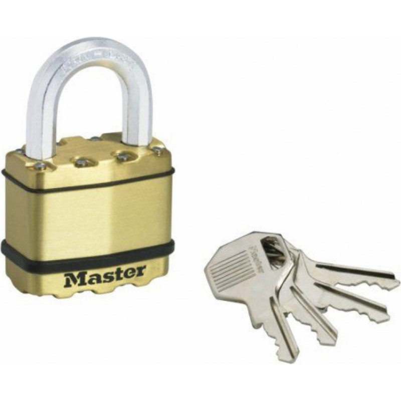 Masterlock Piekaramā atslēga  - tērauda/misiņa EXCELL 50mm