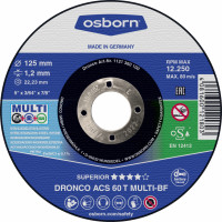 Osborn-Dronko Griešana disks DRONCO ACS 46/ ACS 60 T MULTI T41 (125 x 1,2 x 22,23)