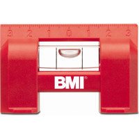 BMI Plastmasas līmeņrādis ligzdām ar magnētu 70 mm