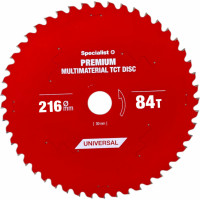 Specialist+ griešanas disks Multimaterial 216x30x84T
