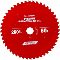 Specialist+ griešanas disks Multimaterial 260x30x60T