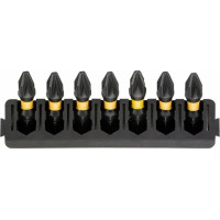 Dewalt 25mm PZ2 komplekts FLEXTORQ 7 gab