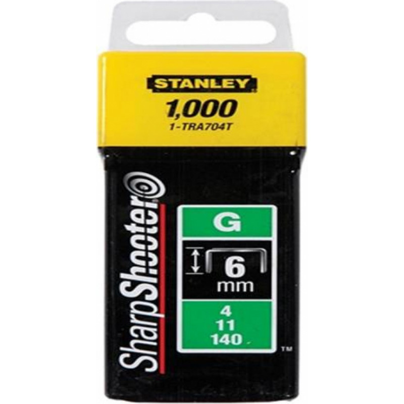 Stanley 140 tips skavas Stanley 1000 gab. 6 mm