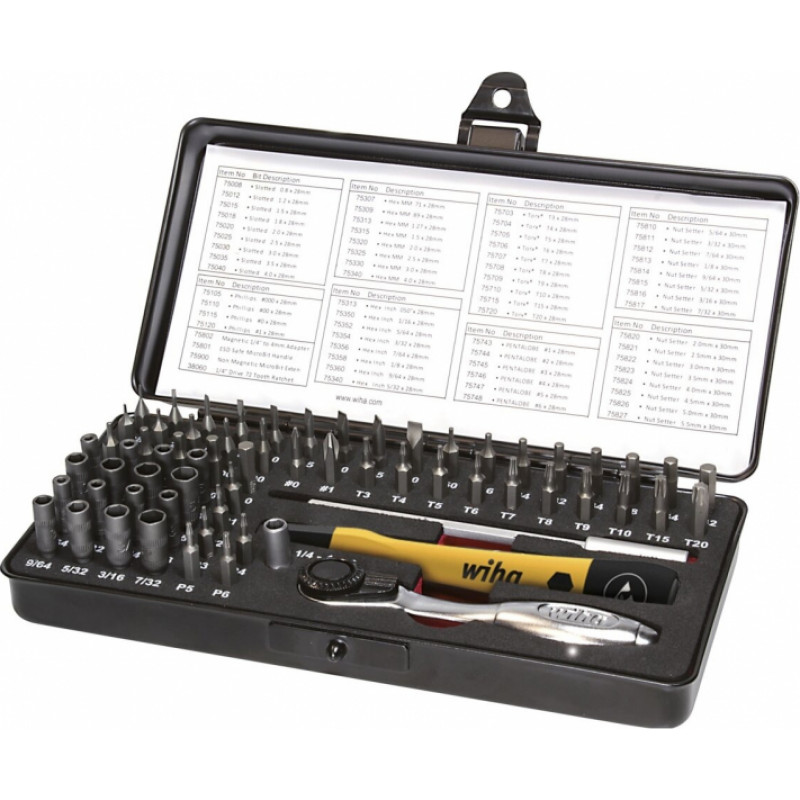 Wiha Mikrouzgaļu komplekts Wiha (65 gab.)