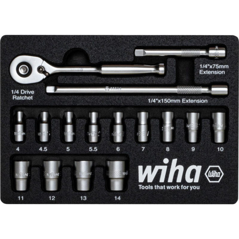 Wiha instrumentu komplekts 1/4 