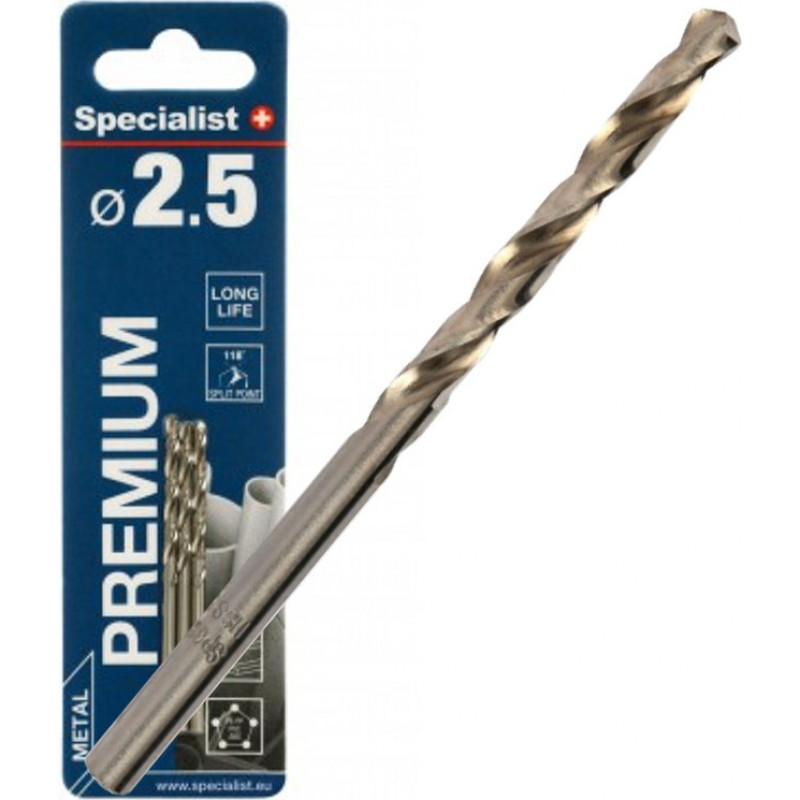 Specialist+ Premium urbis metālam 2.5mm 3gab.