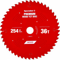 Specialist+ griešanas disks Wood 254x36Tx30mm