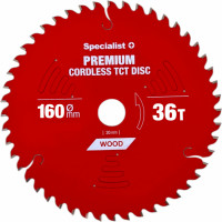 Specialist+ griešanas disks Cordless 160x36Tx20mm