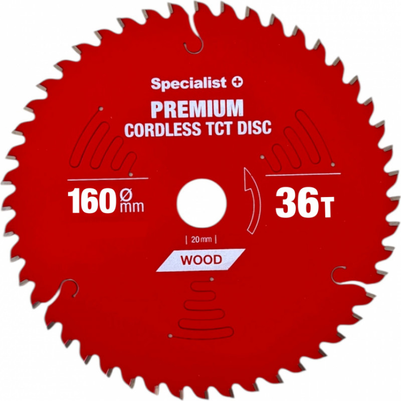 Specialist+ griešanas disks Cordless 160x36Tx20mm