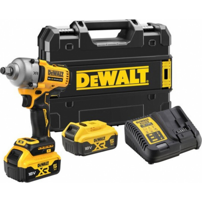 Dewalt Impulsa skrūvgriezis 18V XR 1/2'' 2X5Ah TSTAK