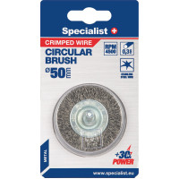 Specialist+ Vielinis šlifavimo diskas, tiesios vielos, su koteliu 50 mm.  SPECIALIST +