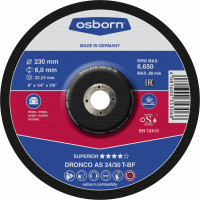 Osborn-Dronko Slīpēšanas disks DRONCO AS 24/30 T T27 (230 x 6,0 x 22,23)