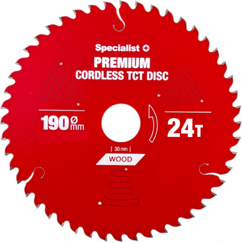 Specialist+ griešanas disks Cordless 190x24Tx30mm