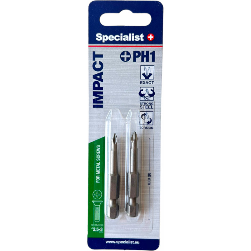 Specialist+ sprausla PH1 50 mm. 2 gab.