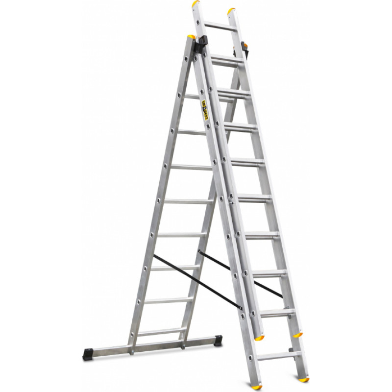 Drabest Trīsdaļīgas daudzfunkcionālas kāpnes DRABEST PRO 3x9