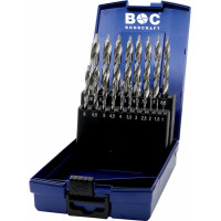 Bohrcraft Urbju komplekts Bohrcraft TURBO STEP DIN 338-G, 19 gab.