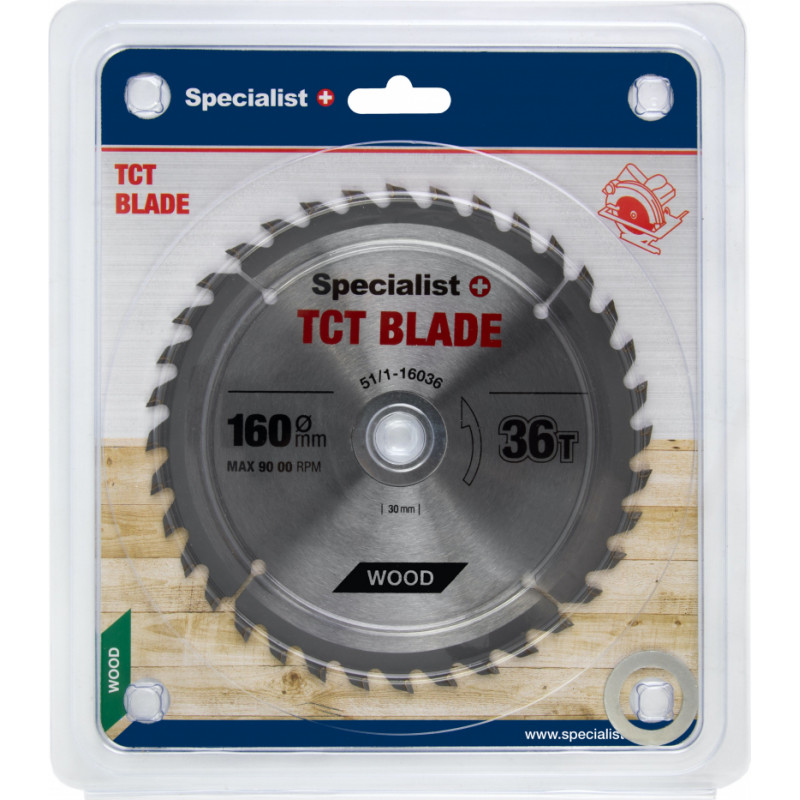 Specialist+ Specialist ripzāģis 160x36Tx30/20/16