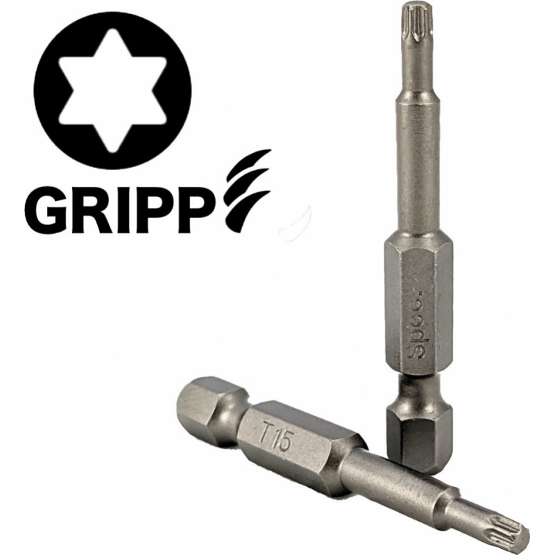 Specialist+ Uzgalis Torx Grip T15 50mm 3 gab